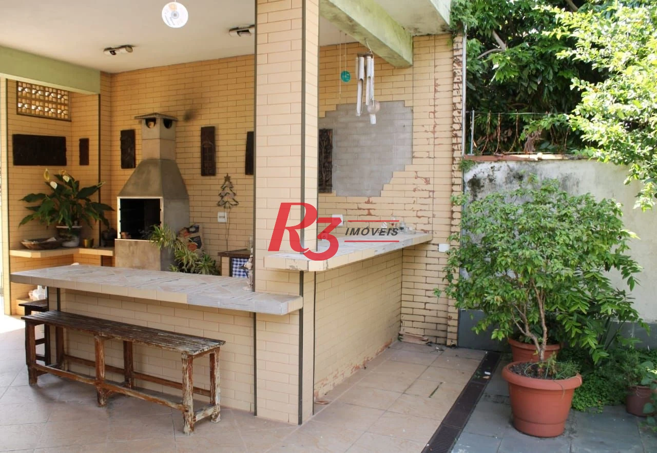 Casa com 5 dormitórios à venda, 329 m² por R$ 2.800.000,00 - Boqueirão - Santos/SP
