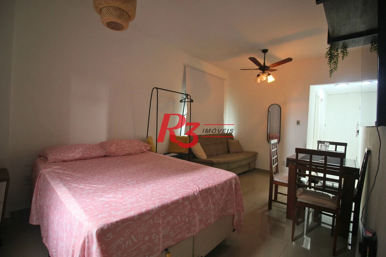 Kitnet com 1 dormitório, 38 m² - venda por R$ 382.000,00 ou aluguel por R$ 3.000,02/mês - José Menino - Santos/SP