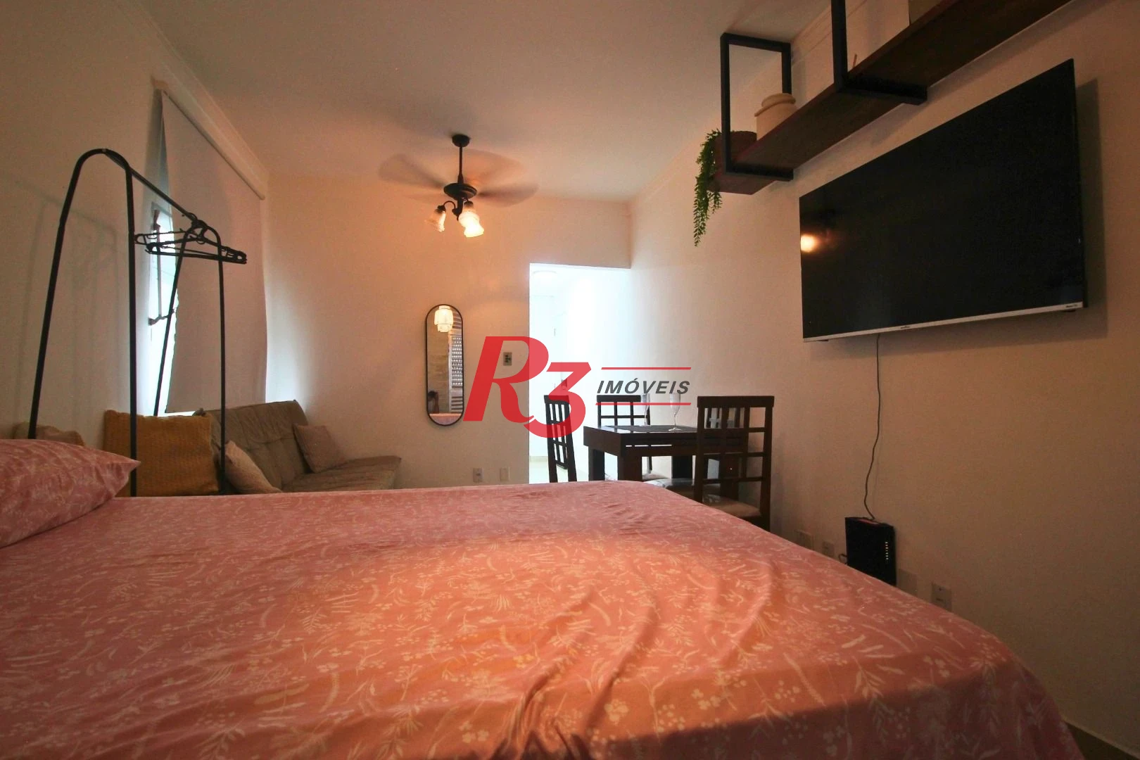 Kitnet com 1 dormitório, 38 m² - venda por R$ 382.000,00 ou aluguel por R$ 3.000,02/mês - José Menino - Santos/SP
