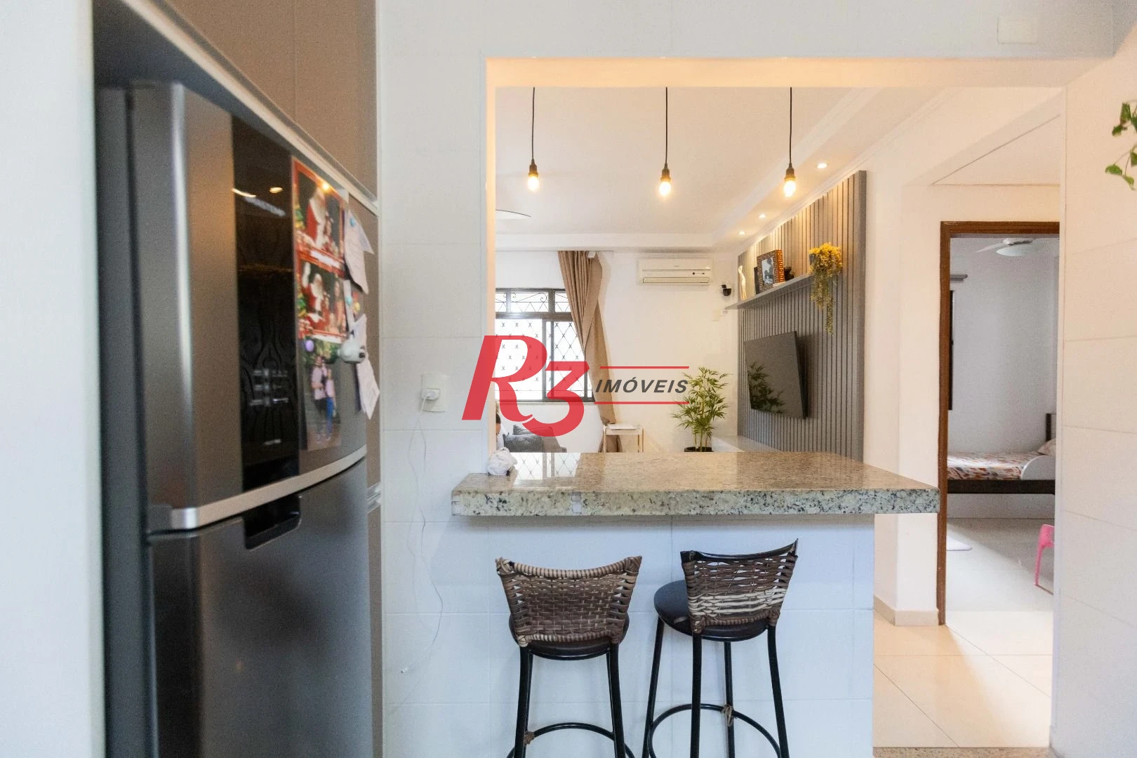 Apartamento com 3 dormitórios à venda, 115 m² por R$ 579.000,00 - Embaré - Santos/SP