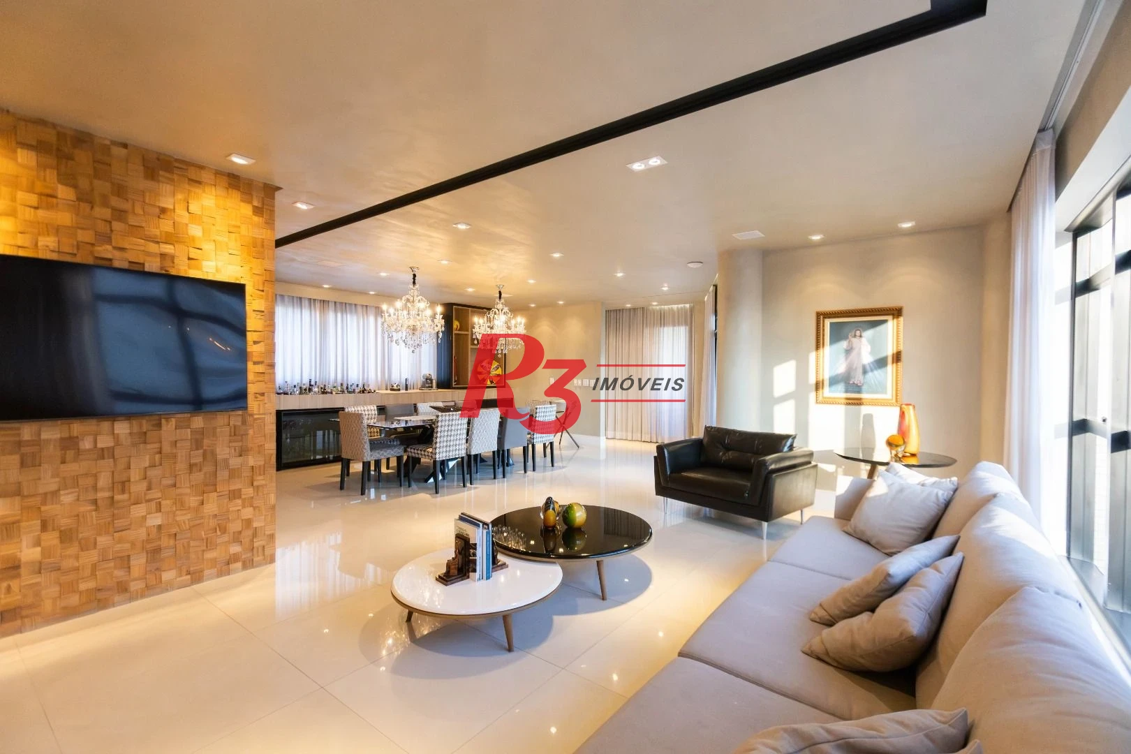 Apartamento com 3 dormitórios à venda, 283 m² por R$ 2.990.000,00 - Boqueirão - Santos/SP