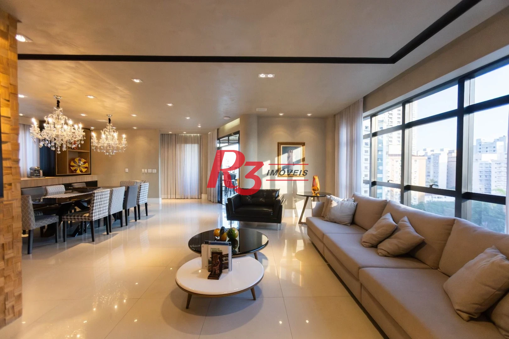 Apartamento com 3 dormitórios à venda, 283 m² por R$ 2.990.000,00 - Boqueirão - Santos/SP