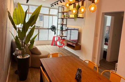 Apartamento à venda, 67 m² por R$ 340.000,00 - José Menino - Santos/SP