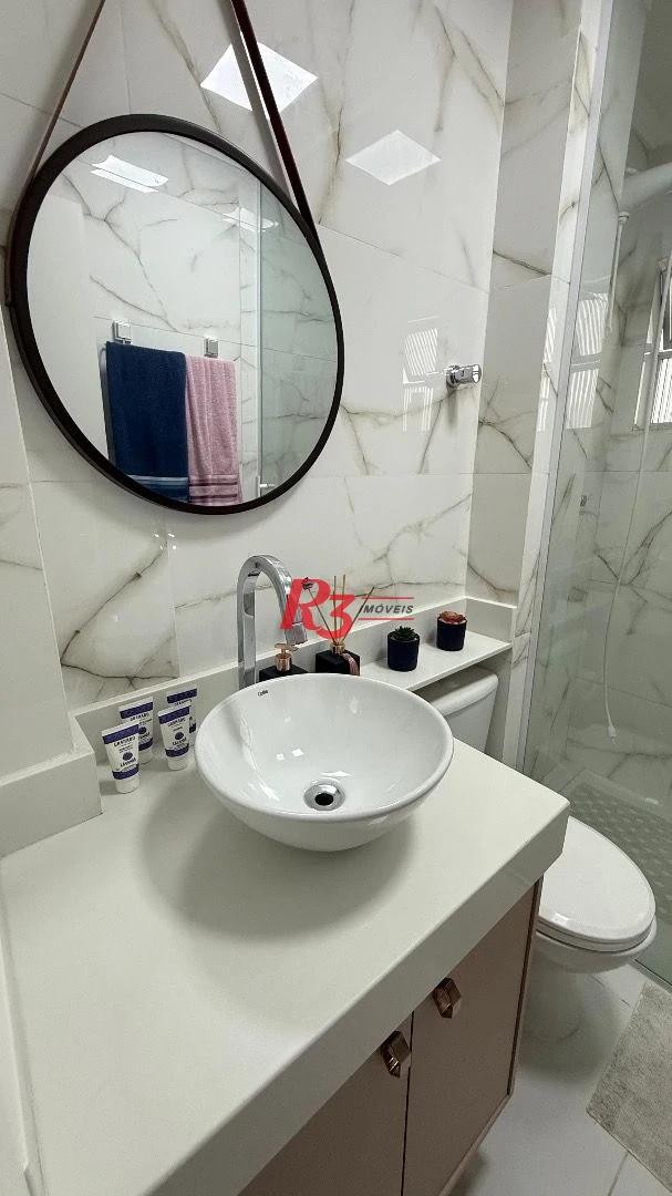 Apartamento à venda, 67 m² por R$ 340.000,00 - José Menino - Santos/SP