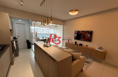 Apartamento à venda, 72 m² por R$ 830.000,00 - Campo Grande - Santos/SP