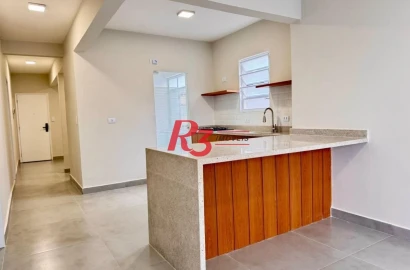 Apartamento com 2 dormitórios à venda, 93 m² por R$ 650.000,00 - Boqueirão - Santos/SP
