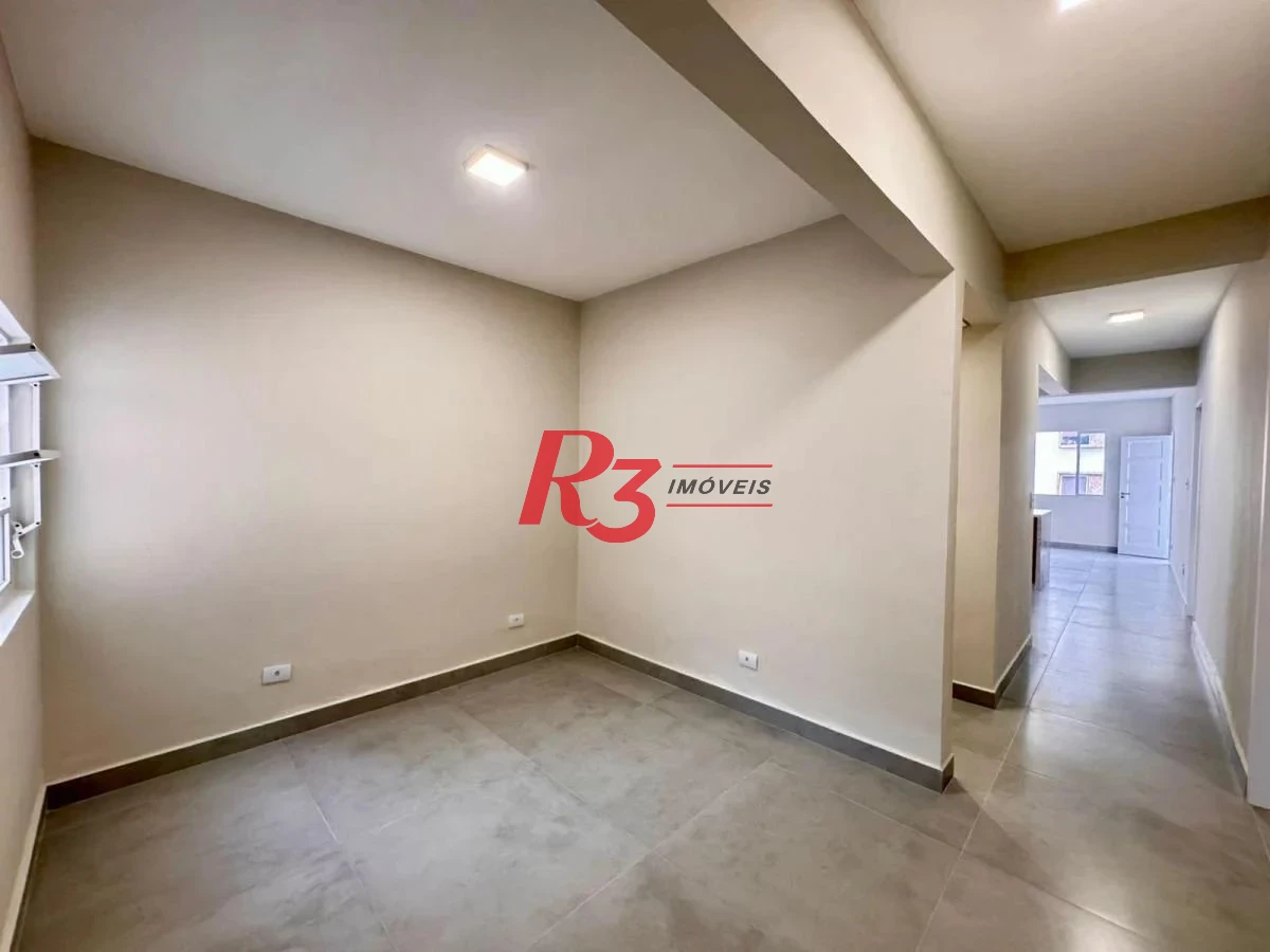 Apartamento com 2 dormitórios à venda, 93 m² por R$ 650.000,00 - Boqueirão - Santos/SP