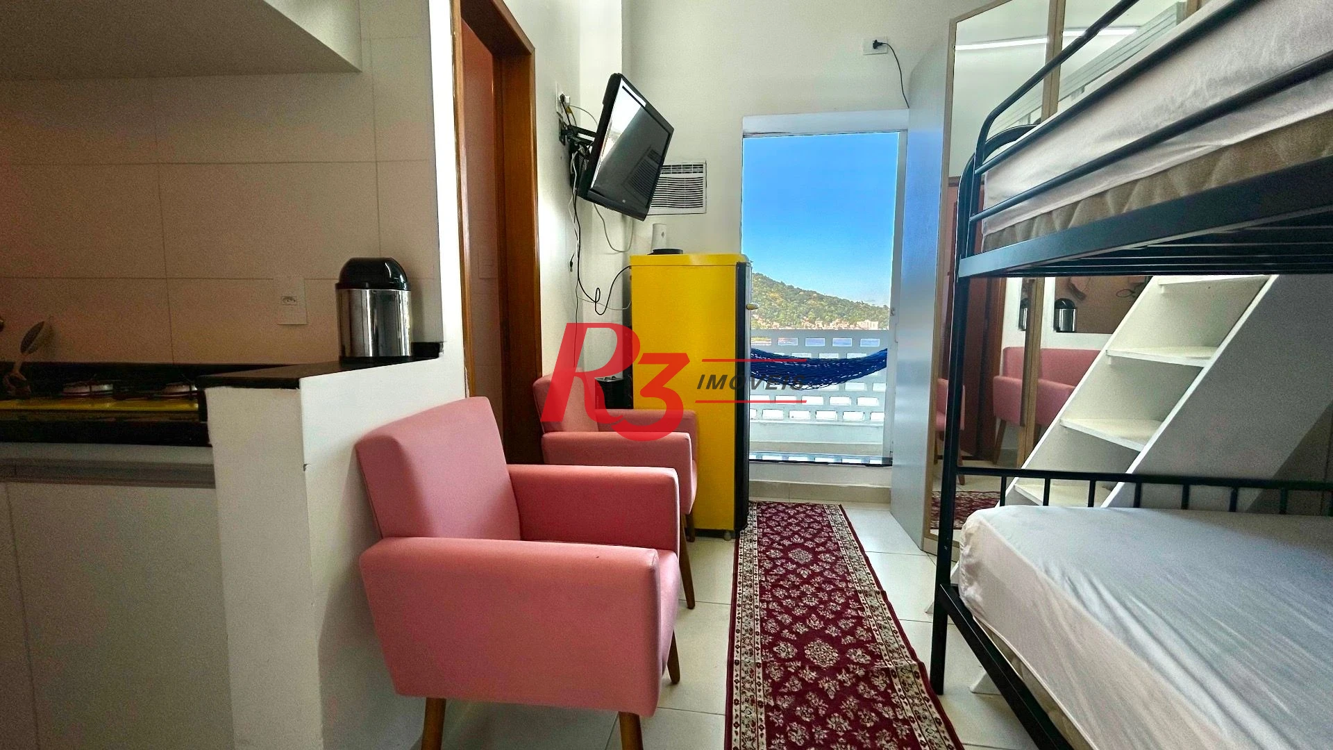 Kitnet com 1 dormitório à venda, 30 m² por R$ 310.000,00 - Itararé - São Vicente/SP