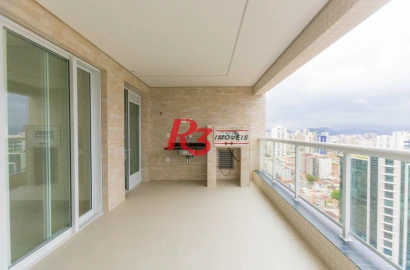 Apartamento à venda, 83 m² por R$ 1.600.000,00 - Embaré - Santos/SP