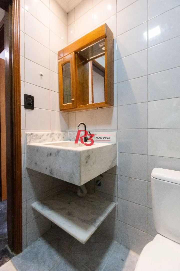 Apartamento com 2 dormitórios para alugar, 86 m² por R$ 3.690,00/mês - Marapé - Santos/SP