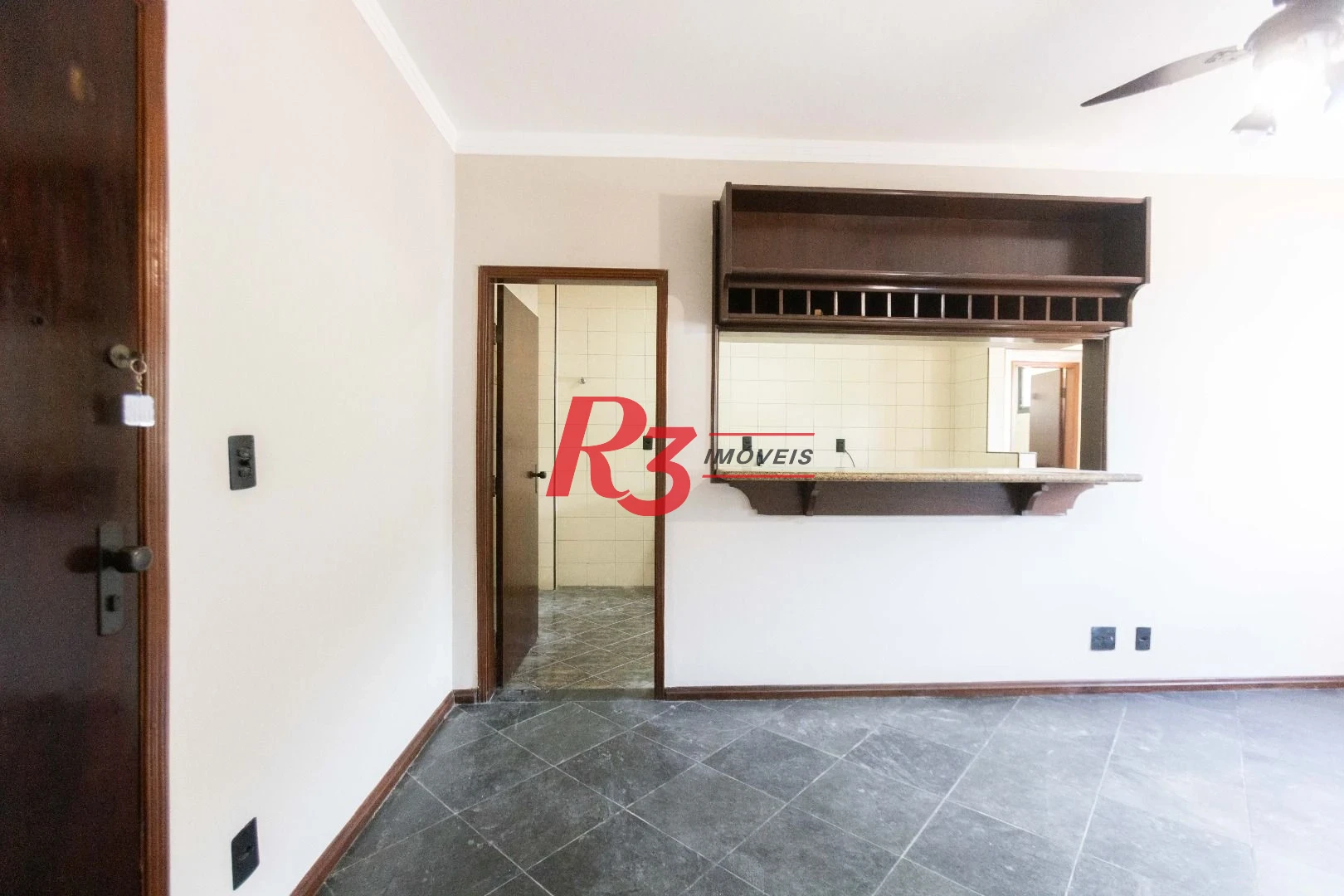Apartamento com 2 dormitórios para alugar, 86 m² por R$ 3.690,00/mês - Marapé - Santos/SP