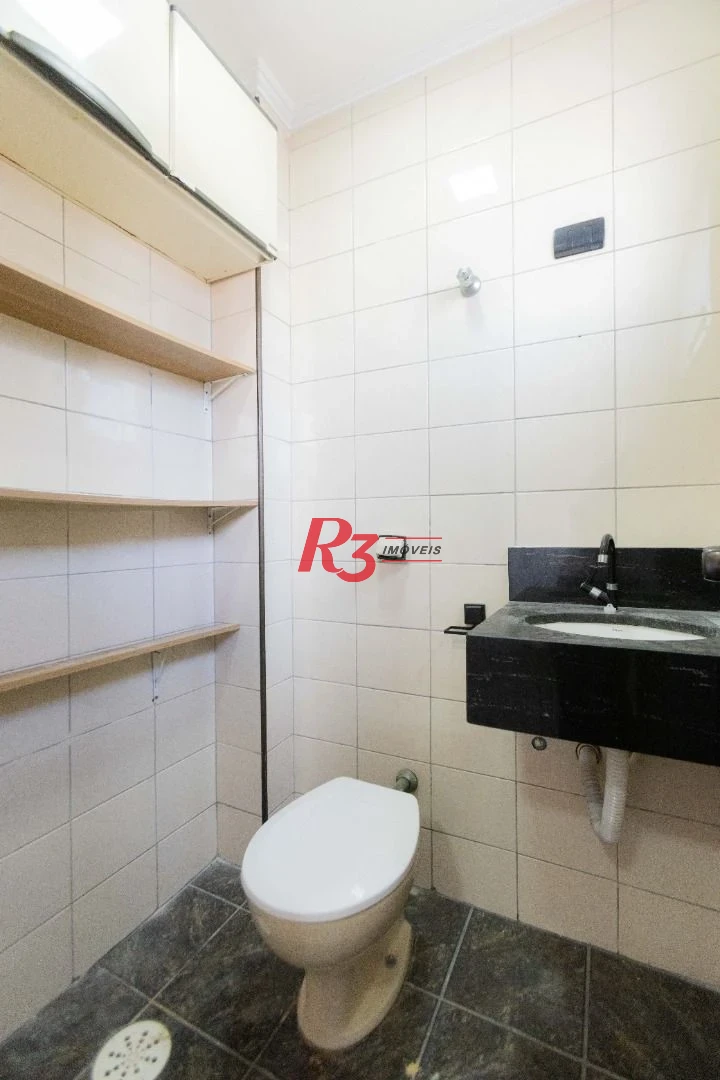 Apartamento com 2 dormitórios para alugar, 86 m² por R$ 3.690,00/mês - Marapé - Santos/SP
