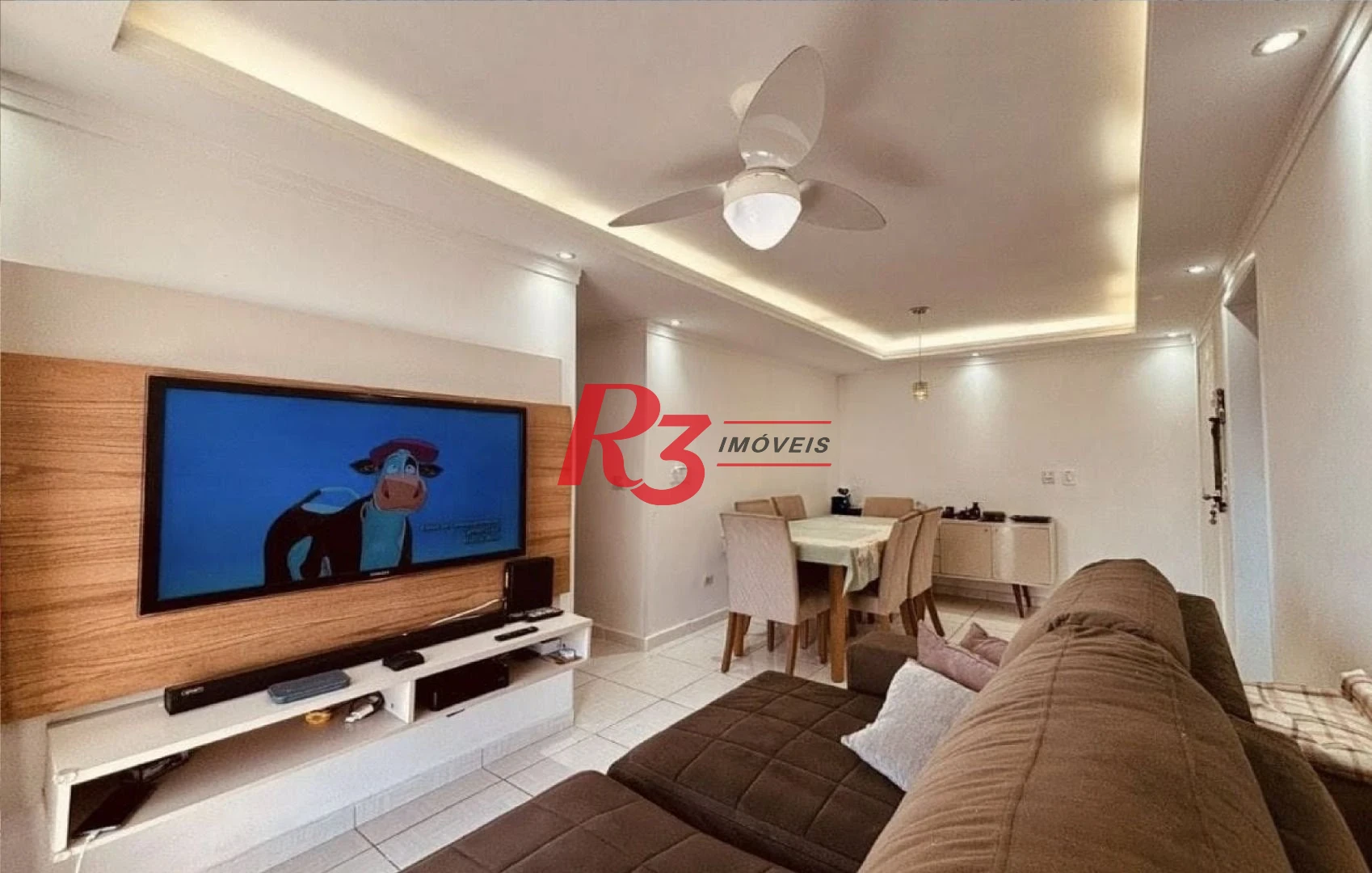 Apartamento com 2 dormitórios à venda, 56 m² por R$ 355.000,00 - Morro de Nova Cintra - Santos/SP
