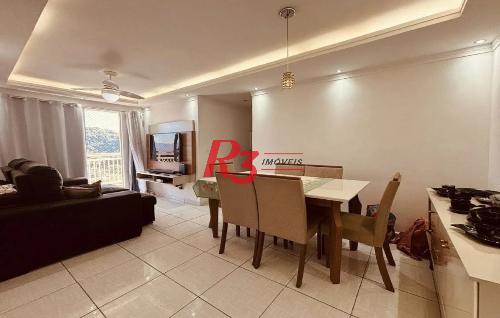 Apartamento com 2 dormitórios à venda, 56 m² por R$ 355.000,00 - Morro de Nova Cintra - Santos/SP