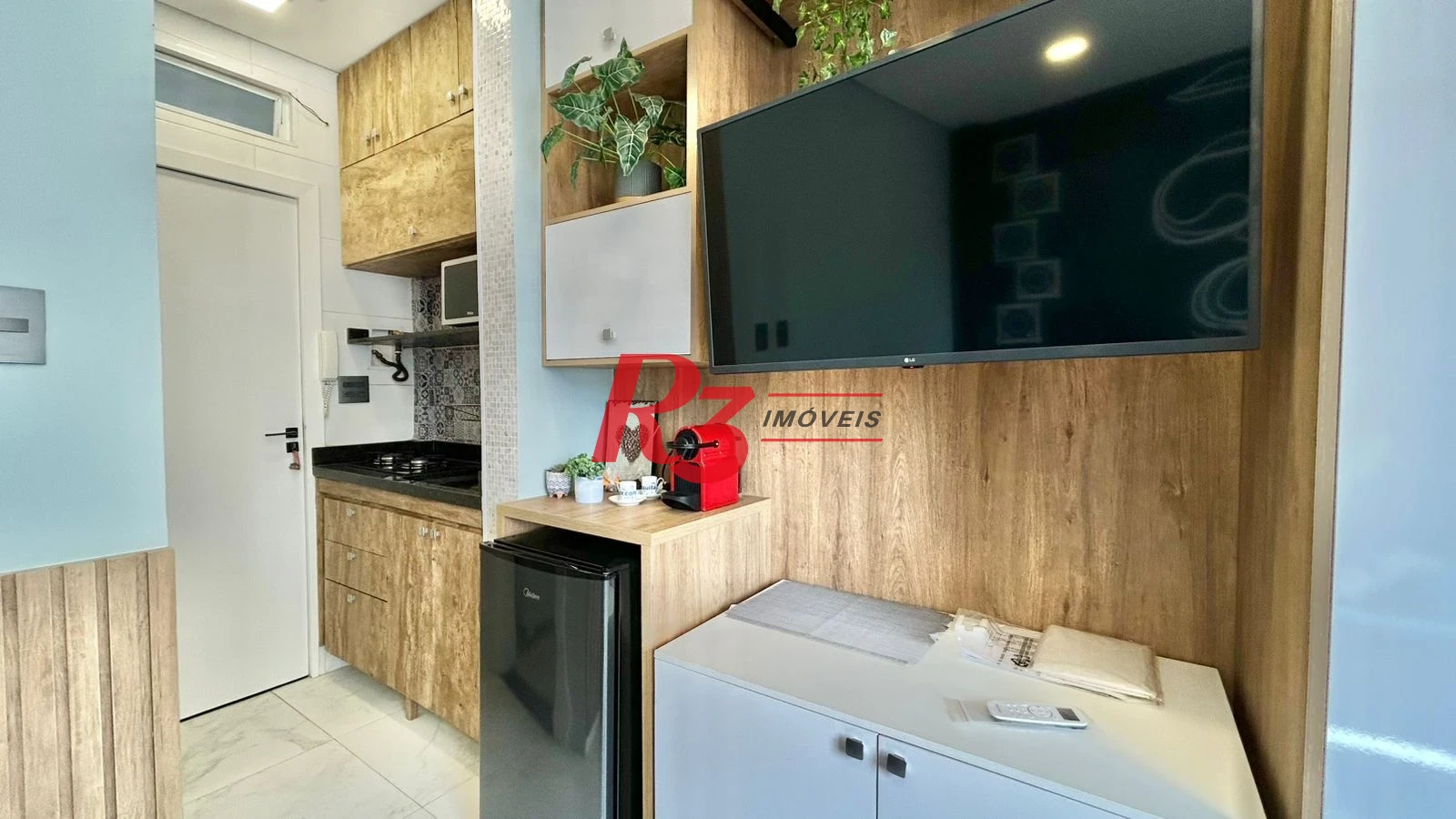 Kitnet com 1 dormitório à venda, 32 m² por R$ 335.000,00 - Boqueirão - Santos/SP