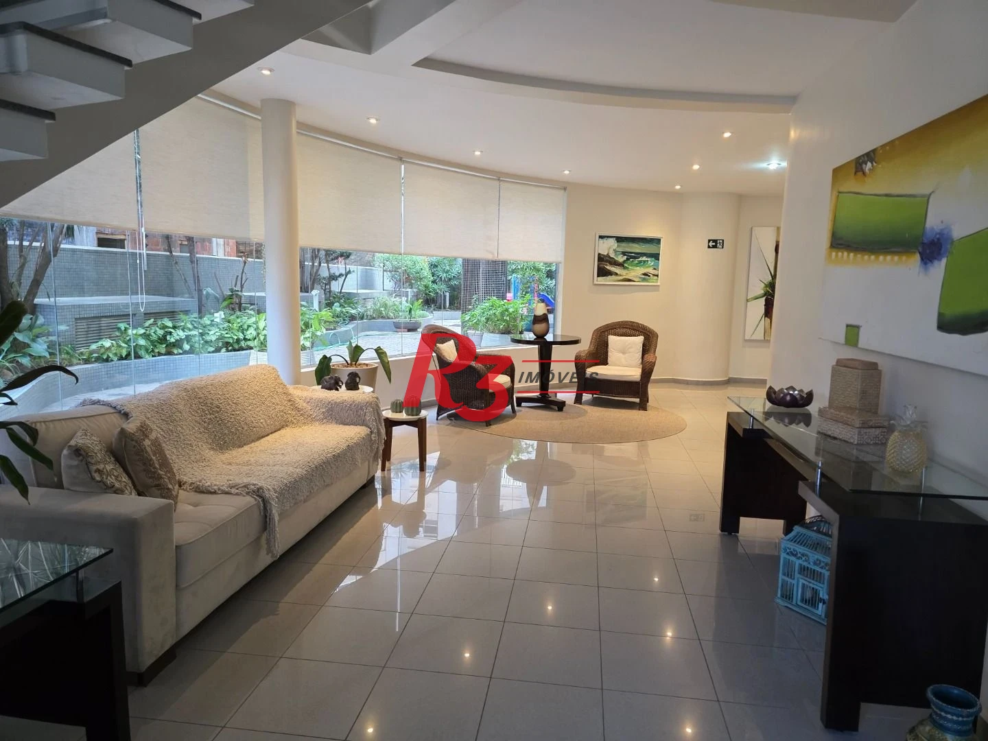 Apartamento para alugar, 203 m² por R$ 12.000,01/mês - Pompéia - Santos/SP