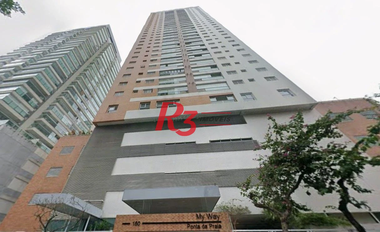 Apartamento para alugar, 48 m² por R$ 5.000,00/mês - Ponta da Praia - Santos/SP