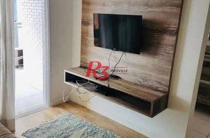 Apartamento para alugar, 48 m² por R$ 5.000,00/mês - Ponta da Praia - Santos/SP