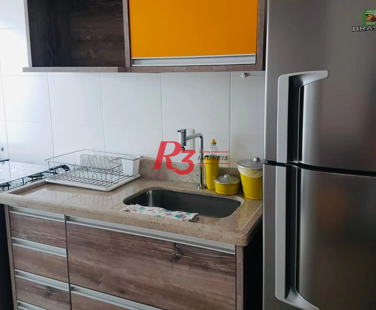 Apartamento para alugar, 48 m² por R$ 5.000,00/mês - Ponta da Praia - Santos/SP