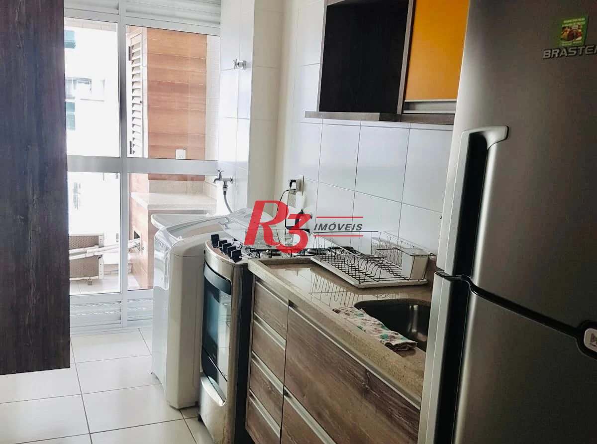 Apartamento para alugar, 48 m² por R$ 5.000,00/mês - Ponta da Praia - Santos/SP