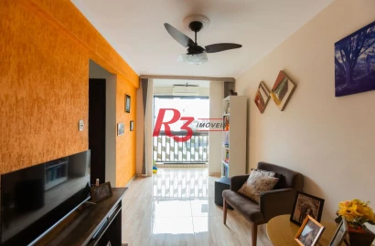 Apartamento com 2 dormitórios à venda, 86 m² por R$ 365.000,00 - Vila São Jorge - Santos/SP