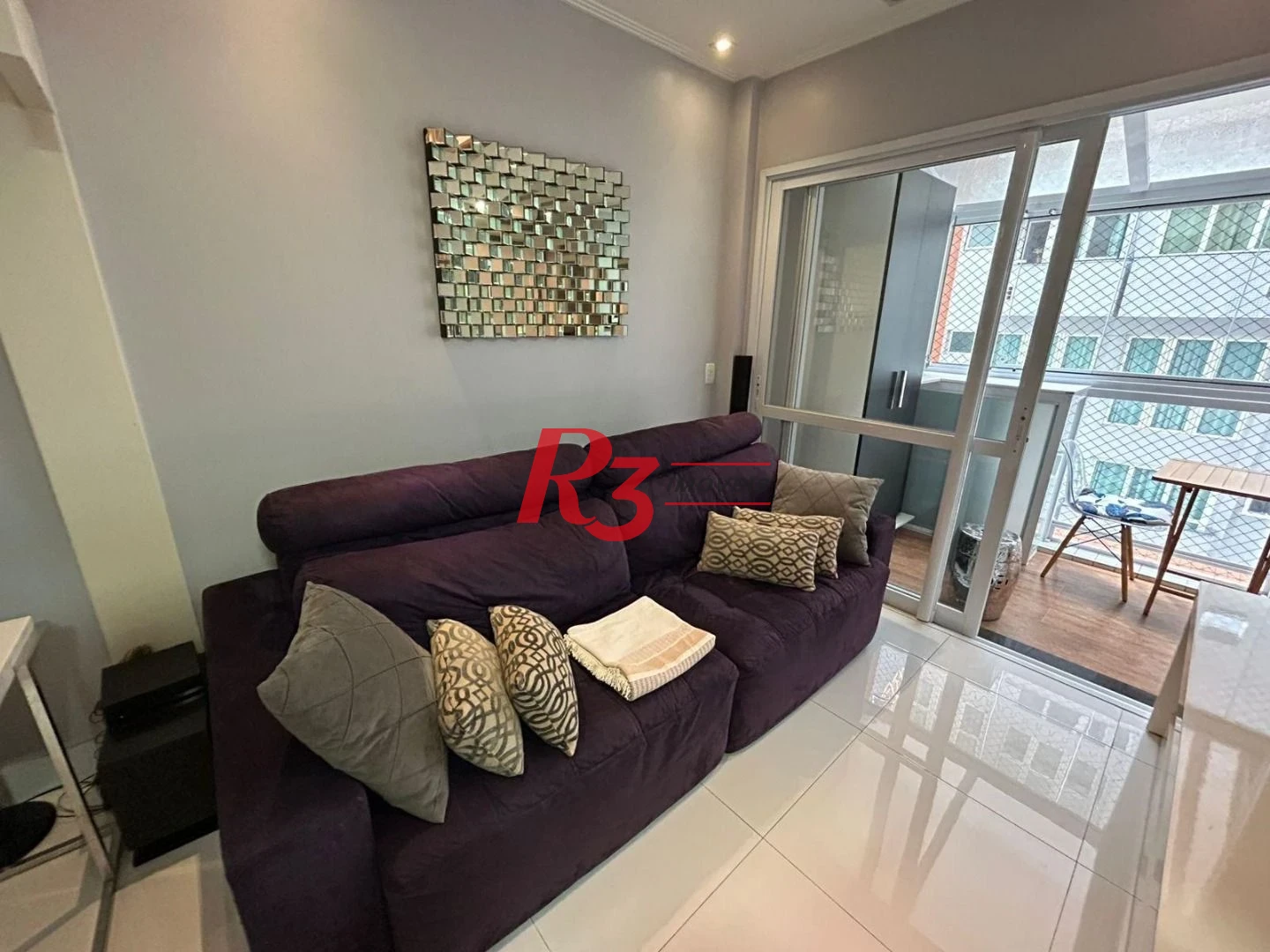 Apartamento Duplex com 1 dormitório à venda, 60 m² por R$ 835.000,00 - Gonzaga - Santos/SP