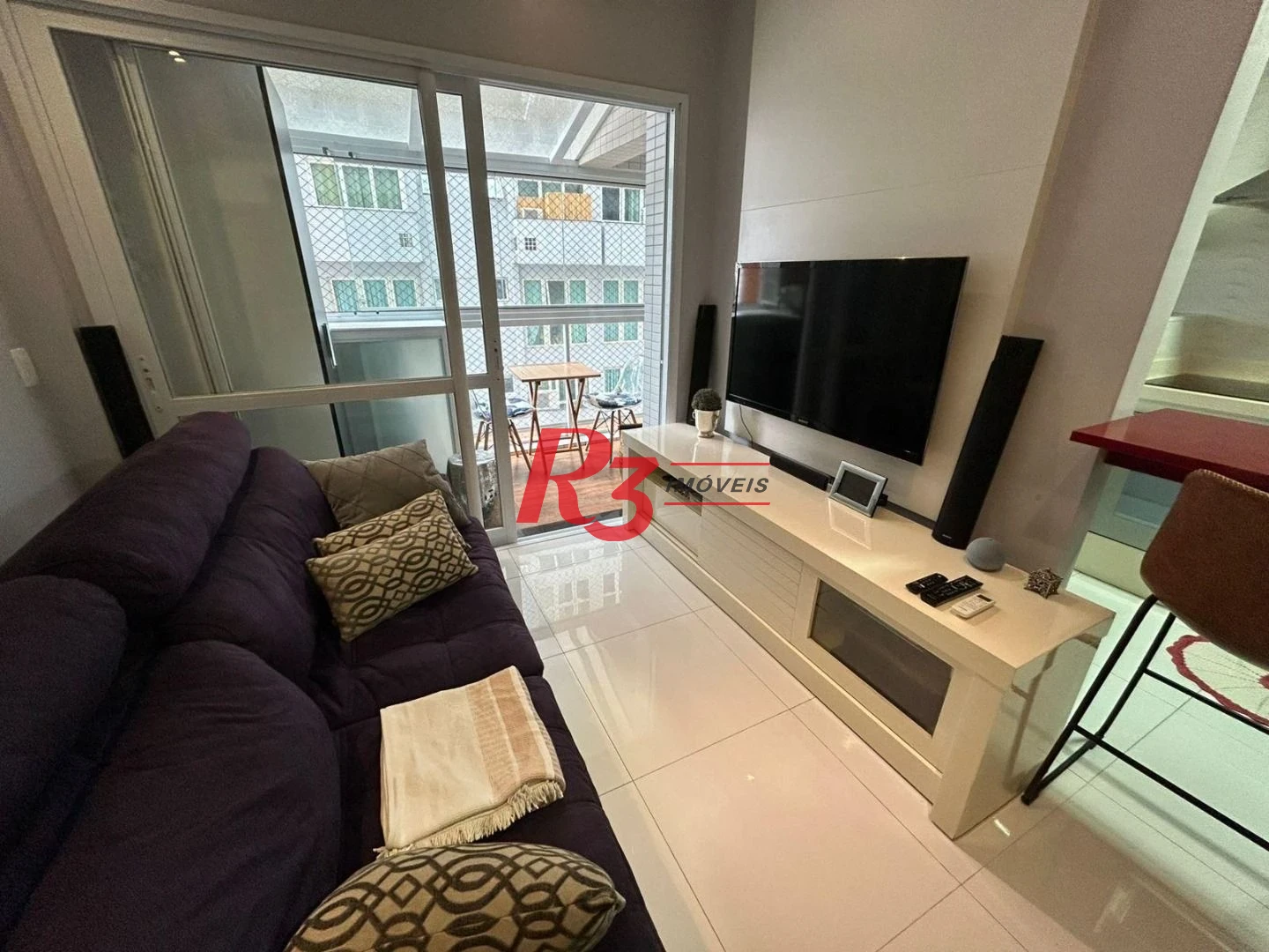 Apartamento Duplex com 1 dormitório à venda, 60 m² por R$ 835.000,00 - Gonzaga - Santos/SP