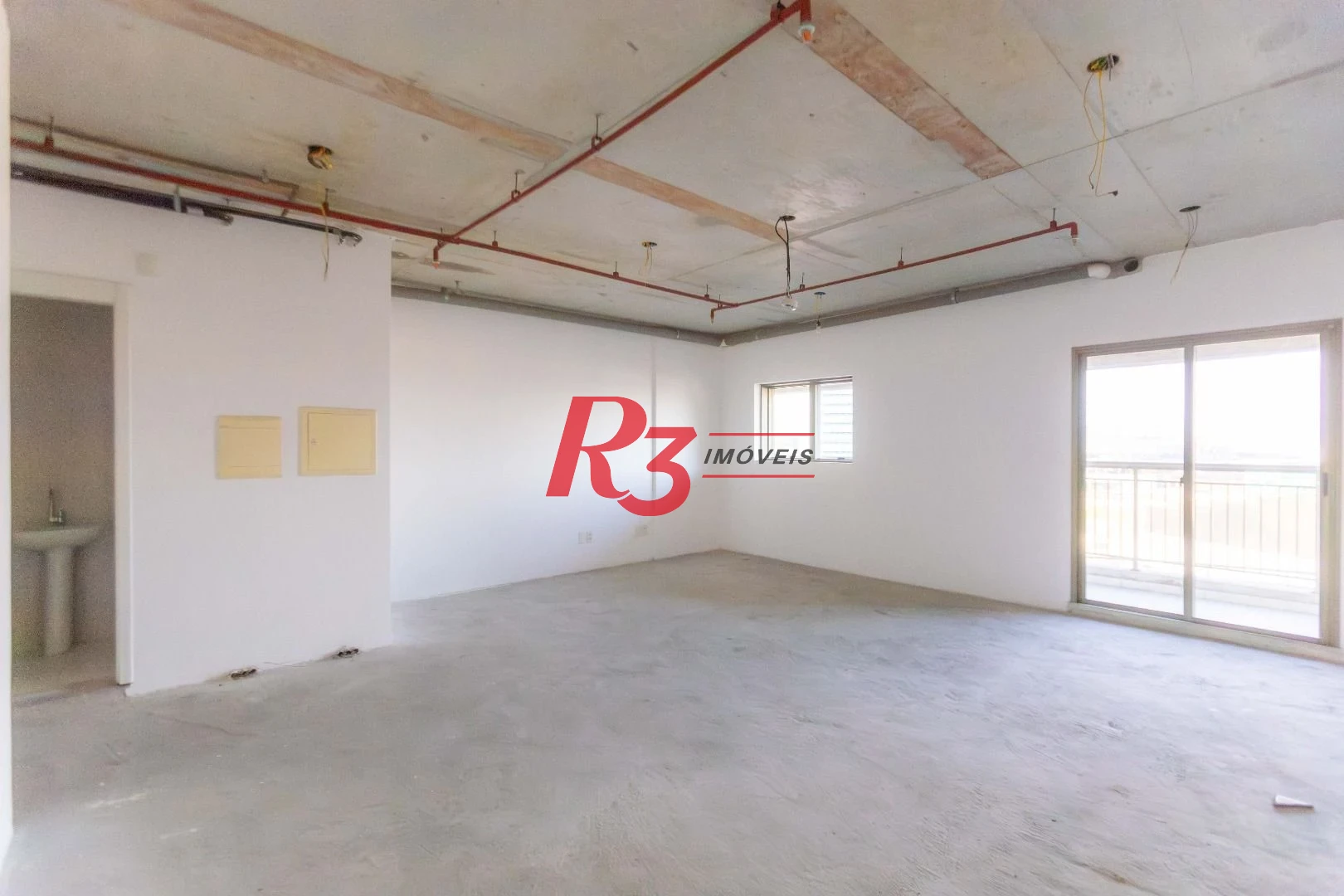 Sala para alugar, 51 m² por R$ 3.500,00/mês - Valongo - Santos/SP