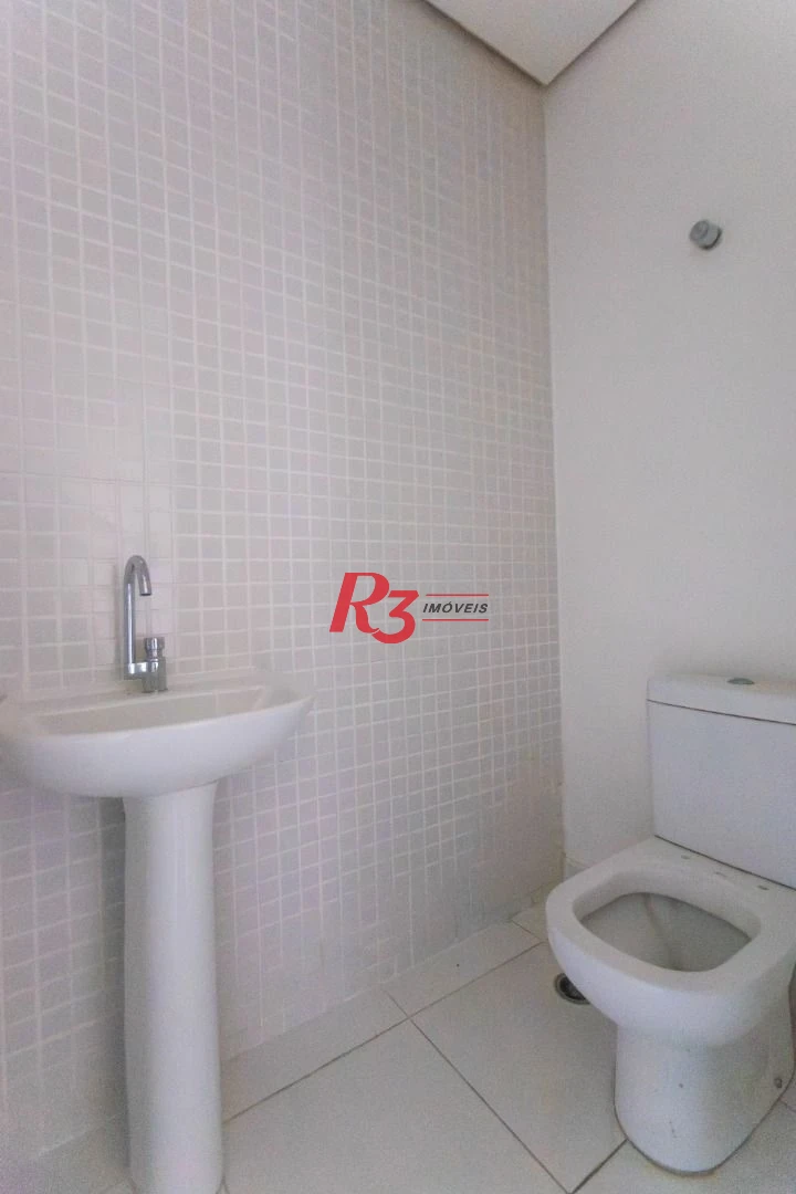 Sala para alugar, 51 m² por R$ 3.500,00/mês - Valongo - Santos/SP