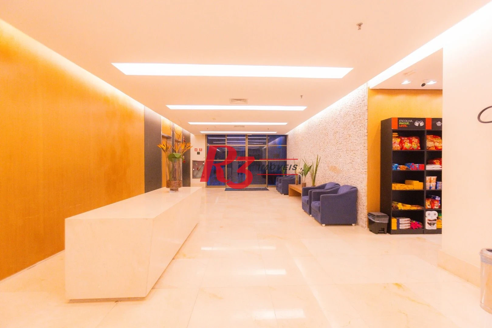 Sala para alugar, 51 m² por R$ 3.500,00/mês - Valongo - Santos/SP