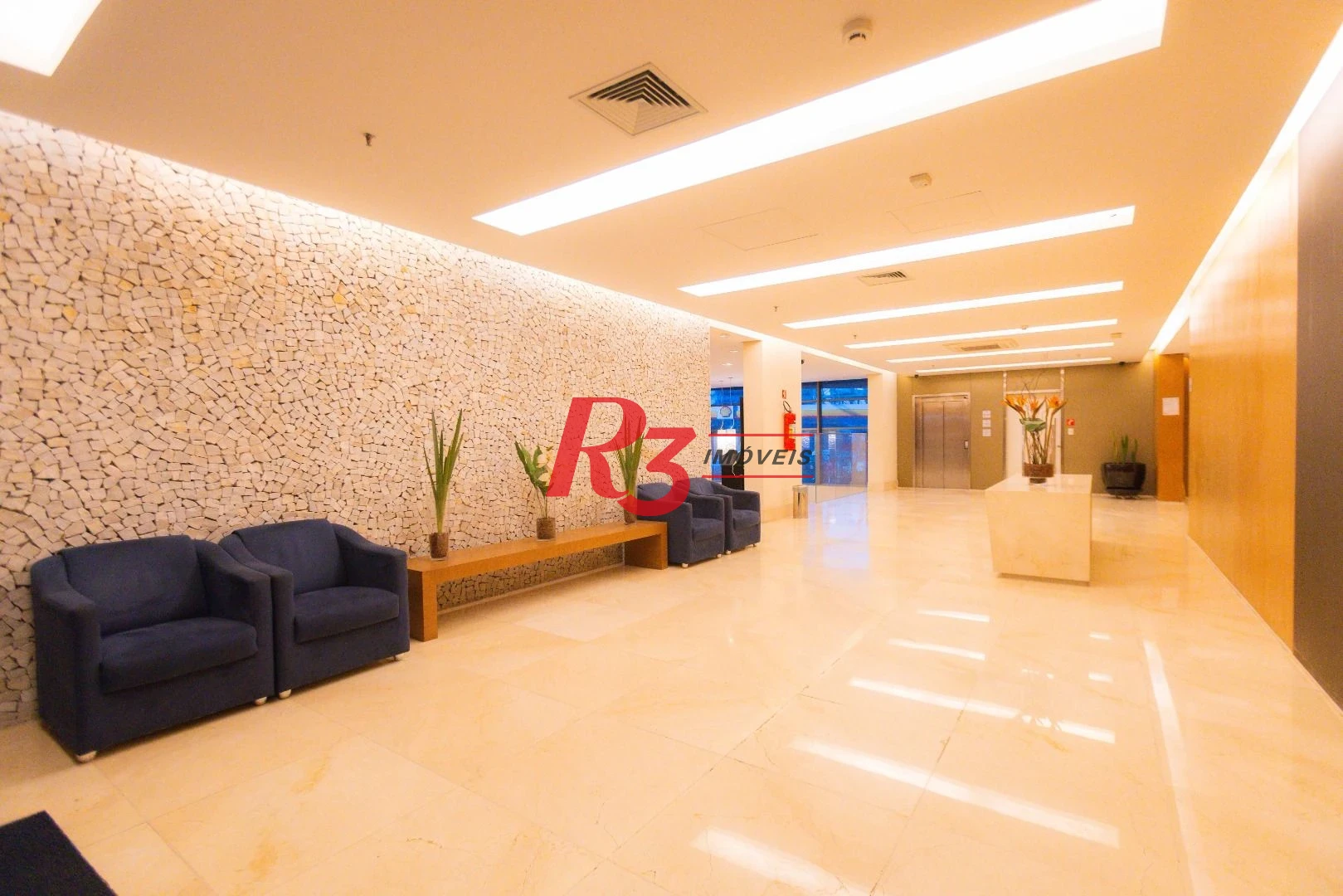 Sala para alugar, 51 m² por R$ 3.500,00/mês - Valongo - Santos/SP