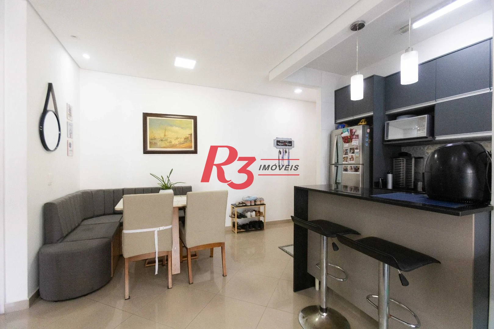 Apartamento à venda, 64 m² por R$ 640.000,00 - Estuário - Santos/SP