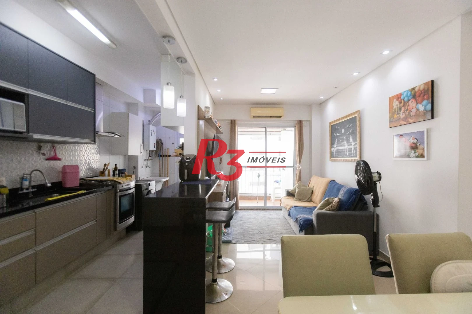 Apartamento à venda, 64 m² por R$ 640.000,00 - Estuário - Santos/SP