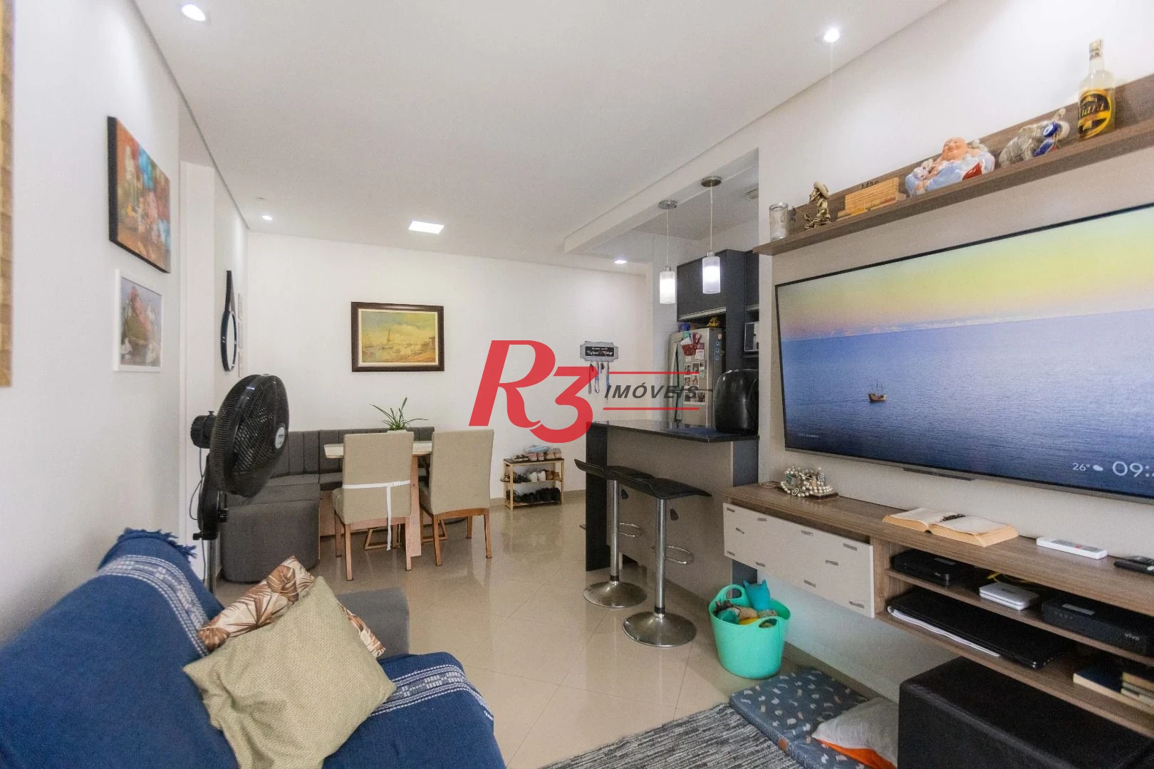 Apartamento à venda, 64 m² por R$ 640.000,00 - Estuário - Santos/SP
