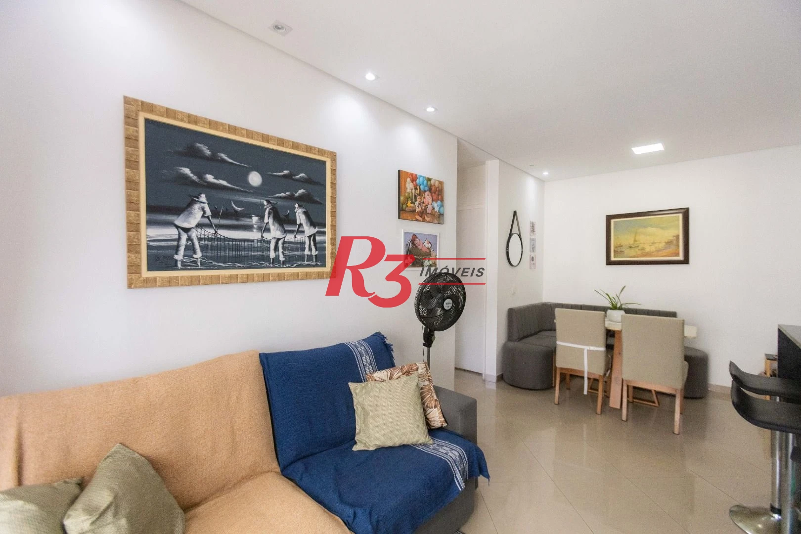 Apartamento à venda, 64 m² por R$ 640.000,00 - Estuário - Santos/SP