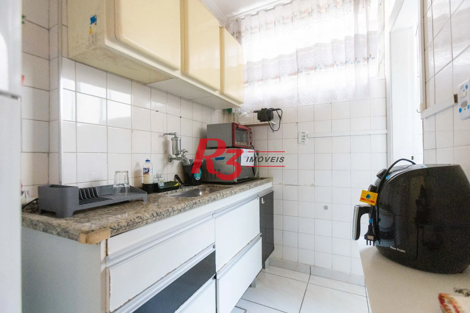 Kitnet com 1 dormitório à venda, 48 m² por R$ 340.000,00 - Aparecida - Santos/SP