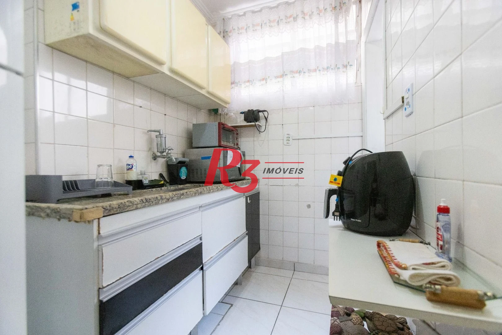 Kitnet com 1 dormitório à venda, 48 m² por R$ 340.000,00 - Aparecida - Santos/SP