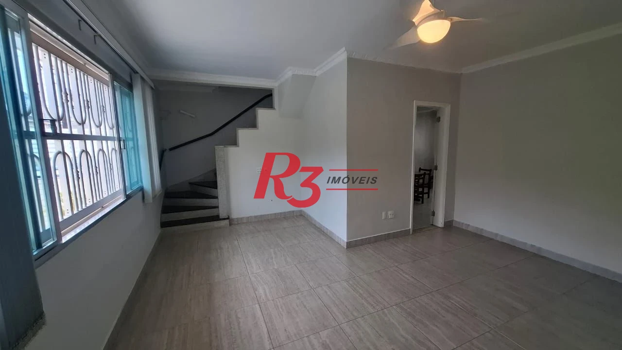 Sobrado com 3 dormitórios, 170 m² - venda por R$ 2.000.000,00 ou aluguel por R$ 13.000,00/mês - Embaré - Santos/SP