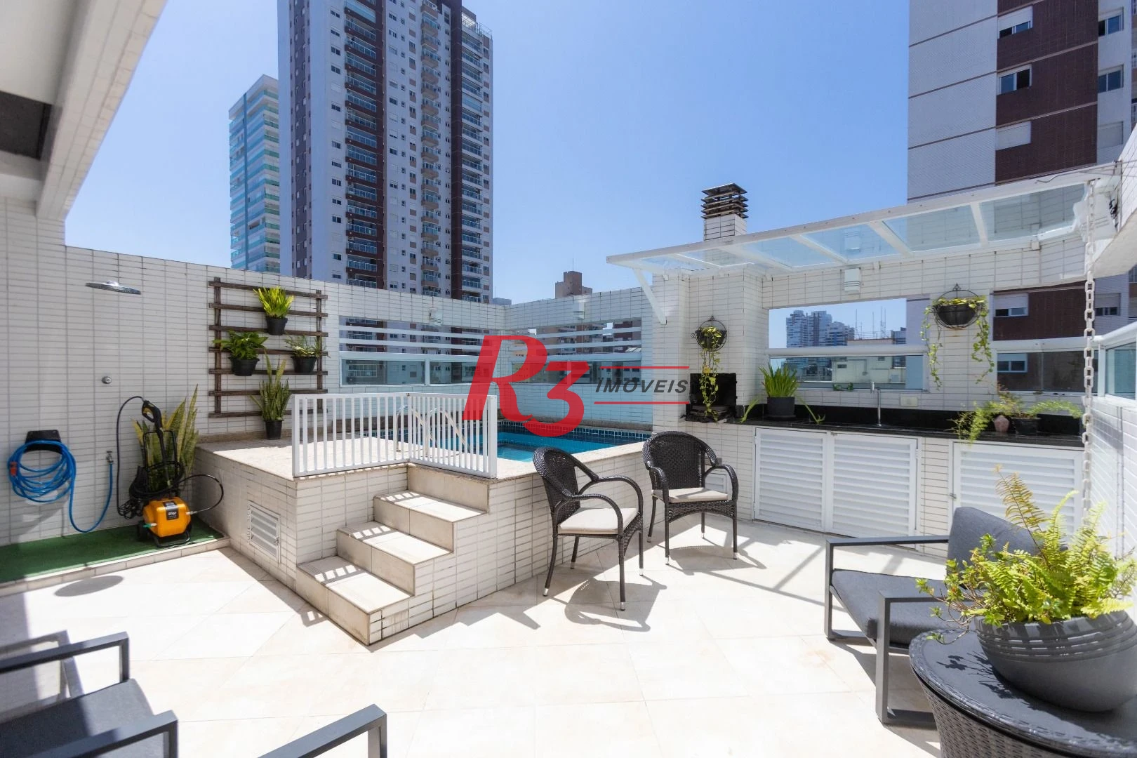 Apartamento Duplex com 2 dormitórios à venda, 175 m² por R$ 1.490.000,00 - Pompéia - Santos/SP