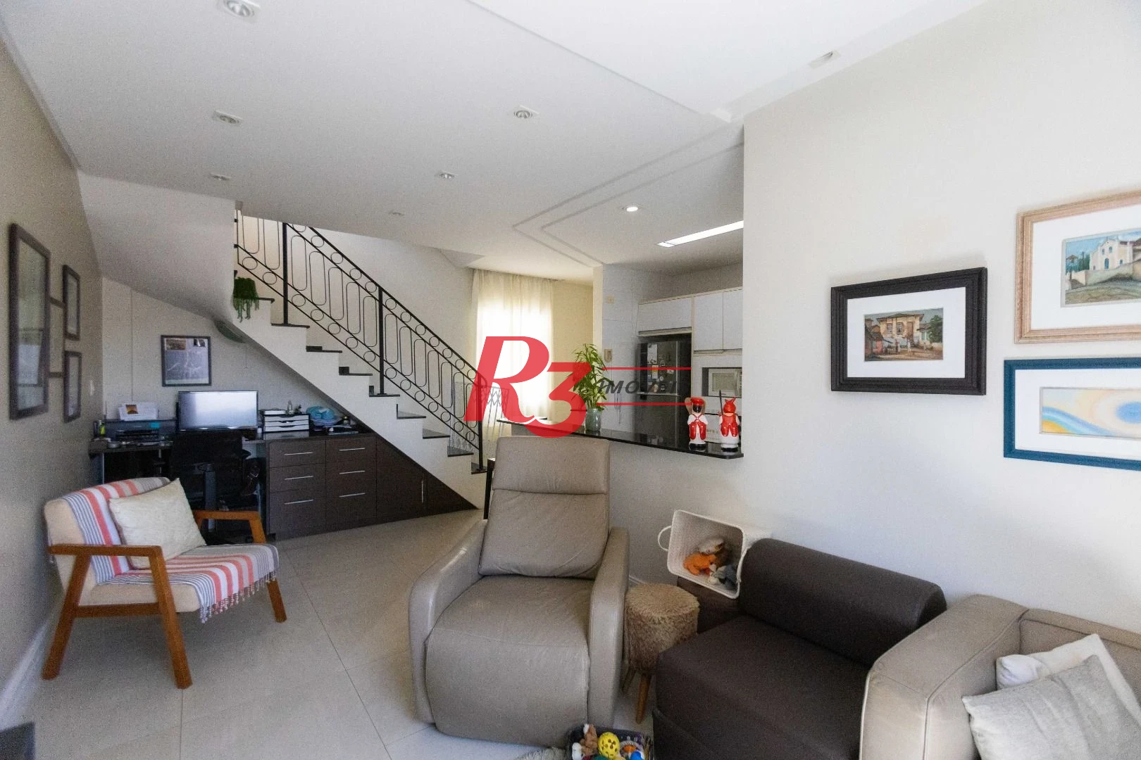 Apartamento Duplex com 2 dormitórios à venda, 175 m² por R$ 1.490.000,00 - Pompéia - Santos/SP