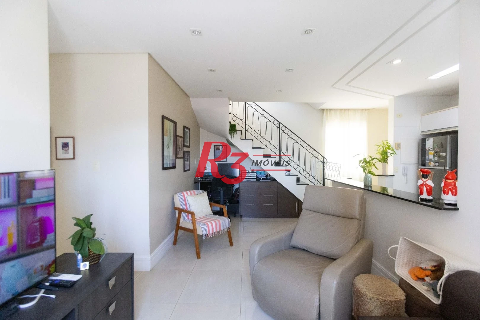 Apartamento Duplex com 2 dormitórios à venda, 175 m² por R$ 1.490.000,00 - Pompéia - Santos/SP