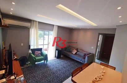 Apartamento com 2 dormitórios à venda, 73 m² por R$ 640.000,00 - Vila Belmiro - Santos/SP