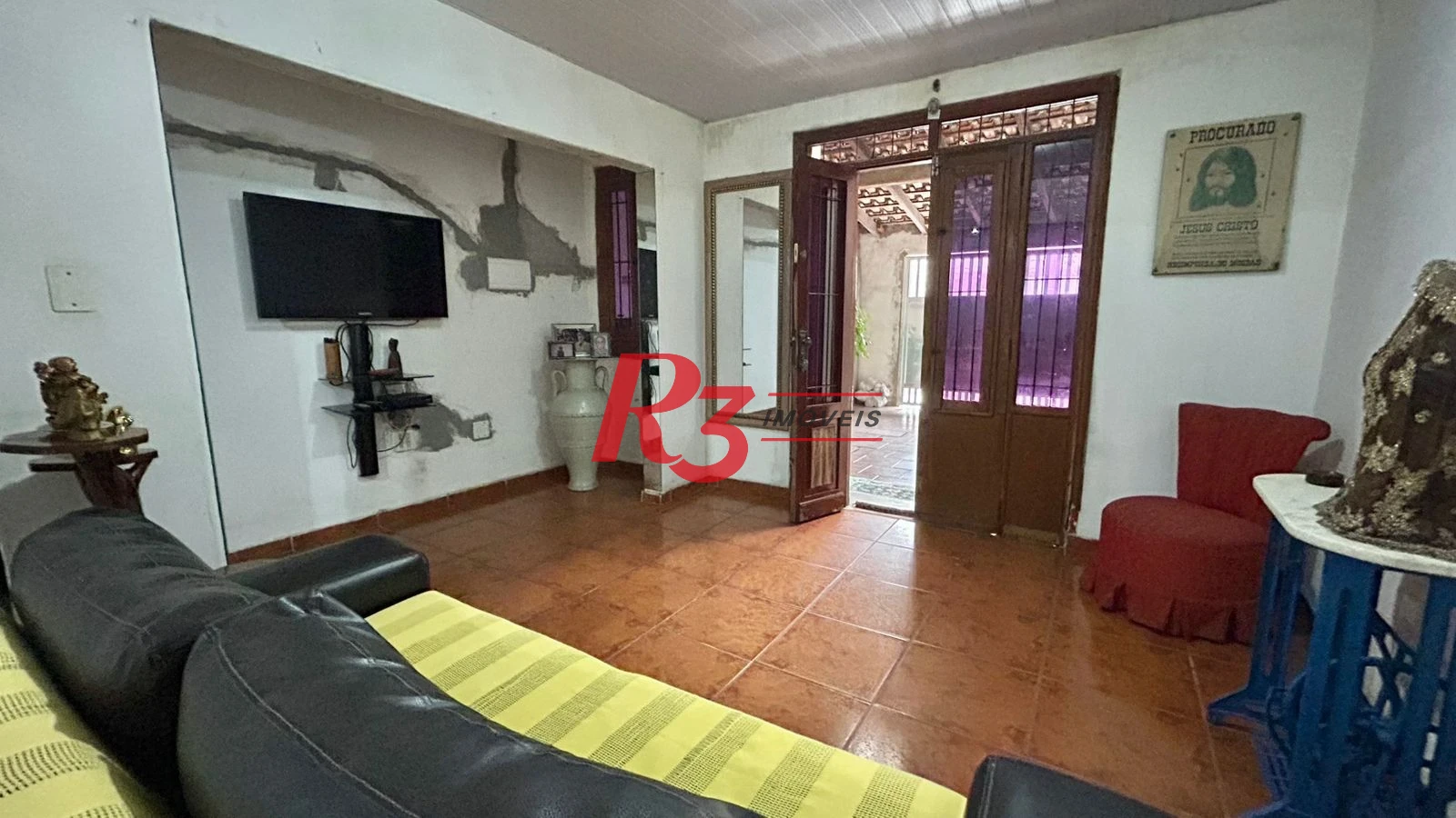 Sobrado com 3 dormitórios à venda, 121 m² por R$ 480.000,00 - Macuco - Santos/SP