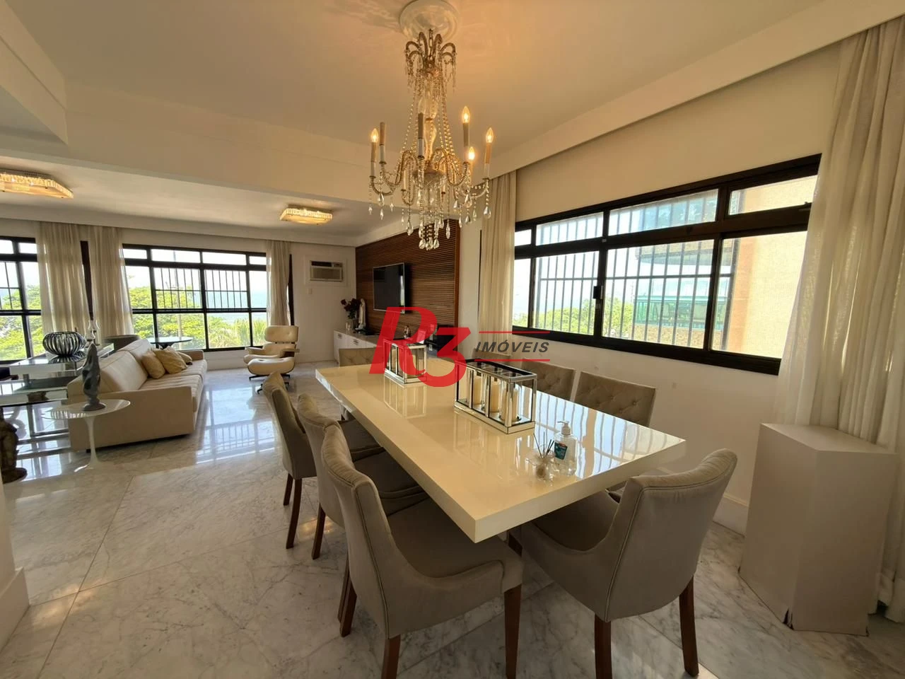 Apartamento à venda, 245 m² por R$ 3.800.000,00 - Aparecida - Santos/SP