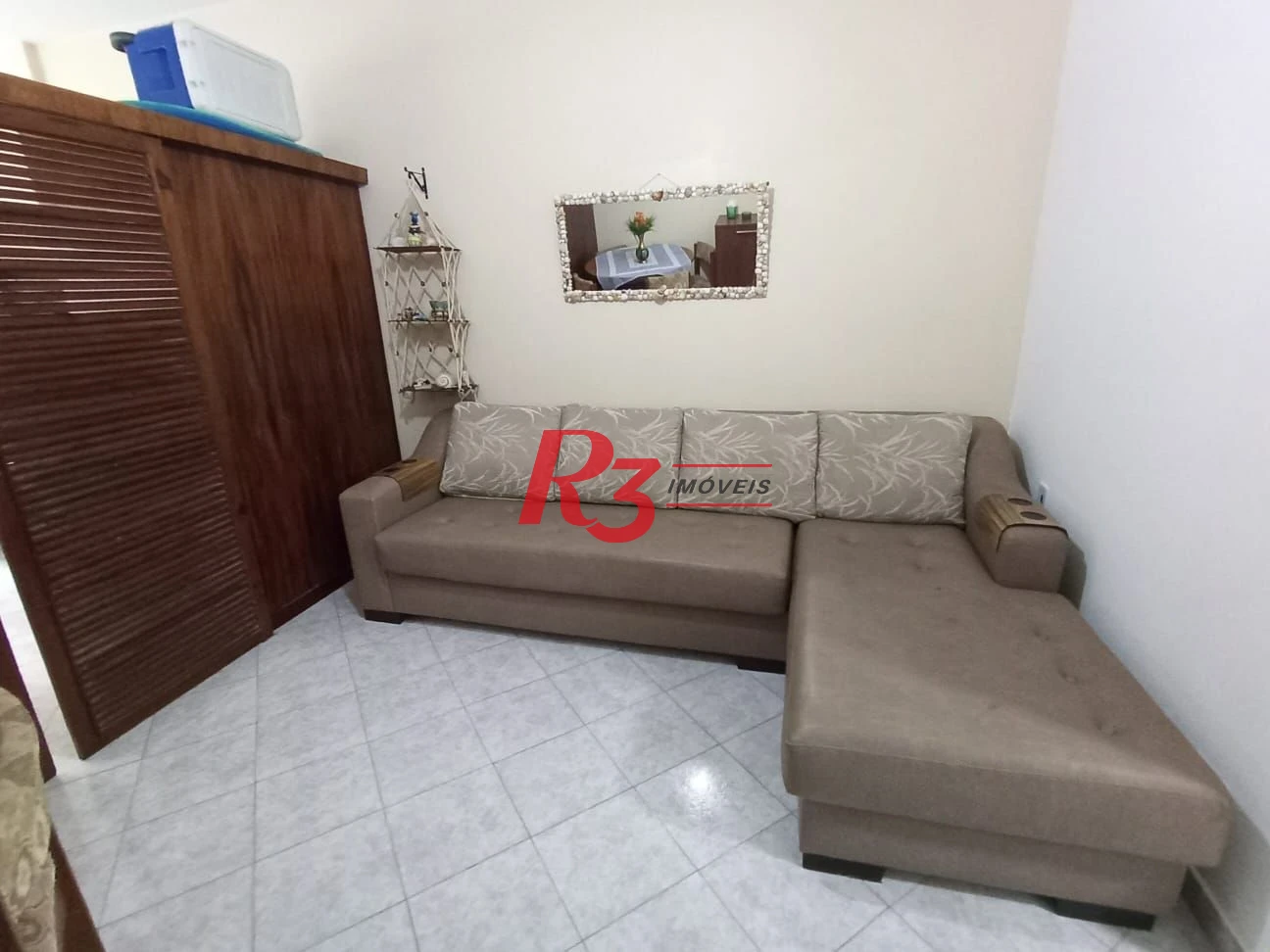 Apartamento com 1 dormitório à venda, 38 m² por R$ 371.600,00 - Boqueirão - Santos/SP
