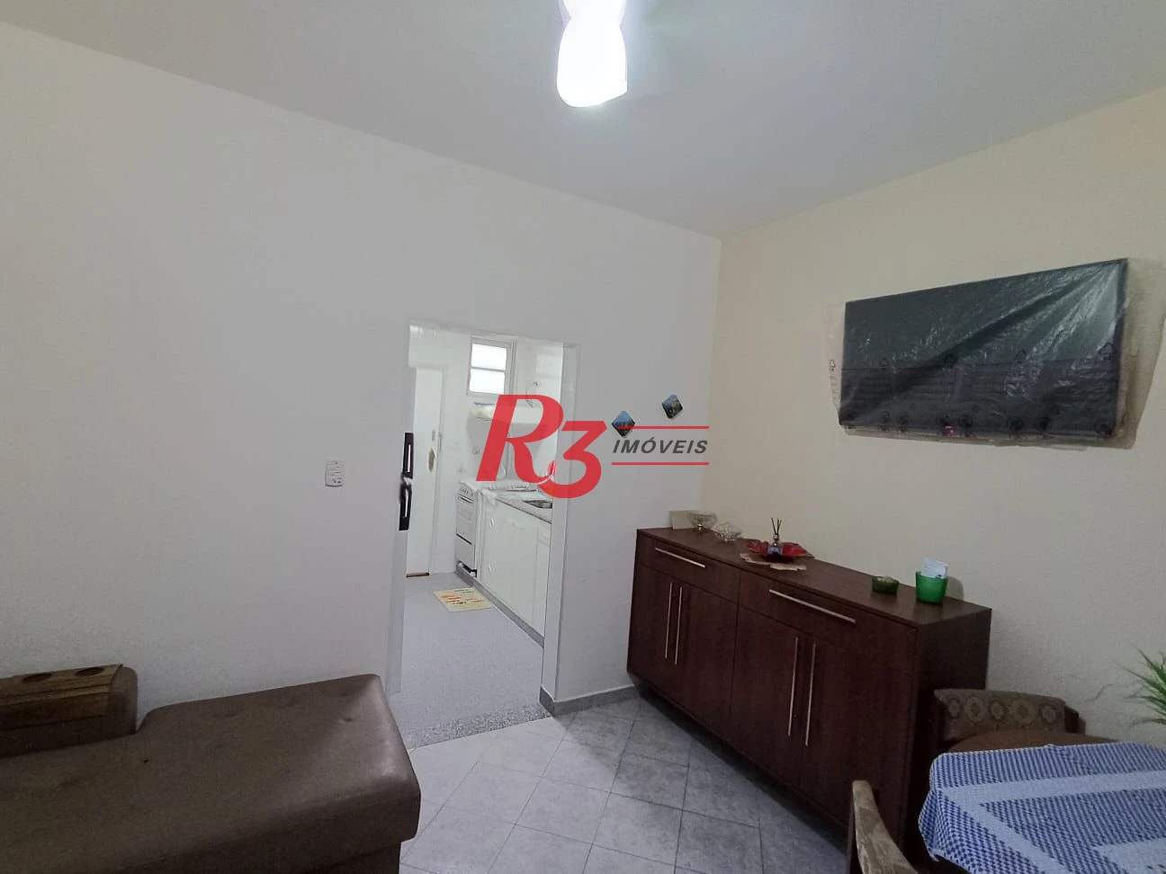 Apartamento com 1 dormitório à venda, 38 m² por R$ 371.600,00 - Boqueirão - Santos/SP
