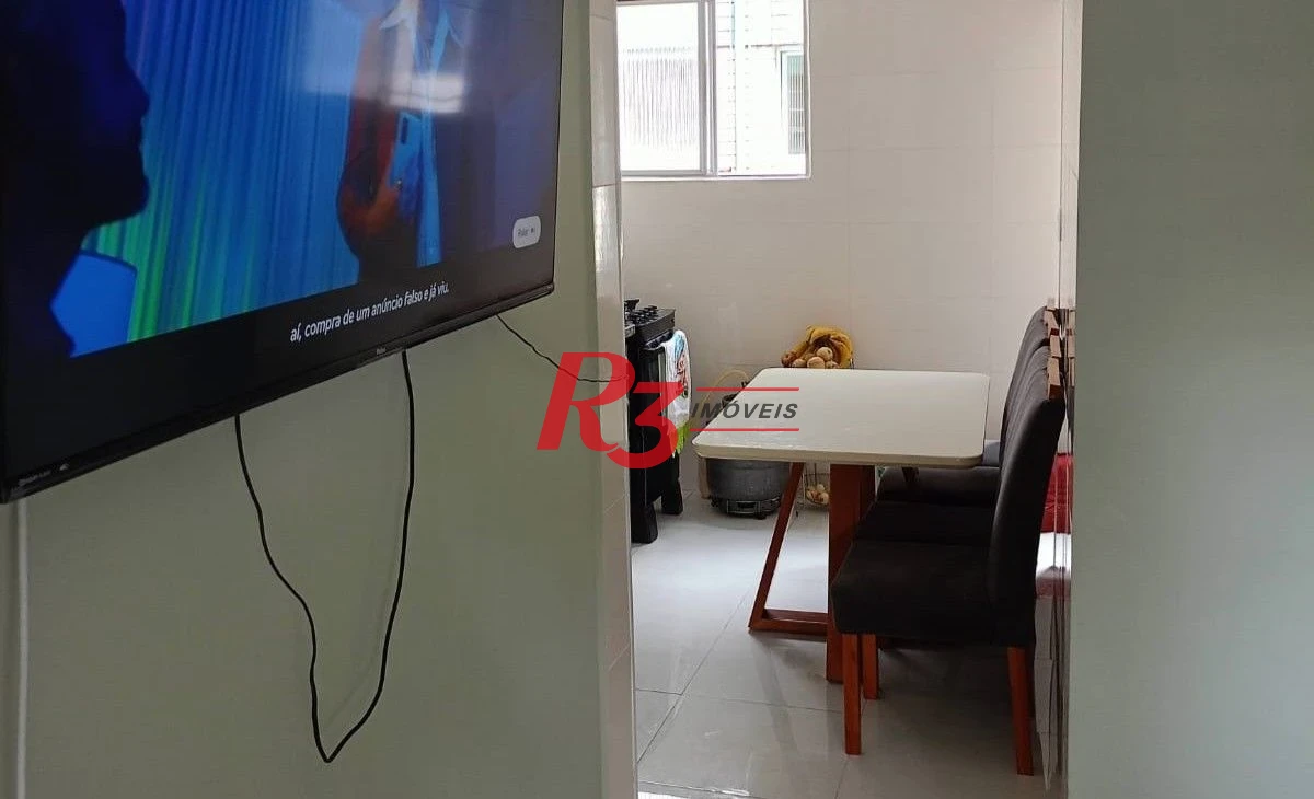 Apartamento à venda, 45 m² por R$ 300.000,00 - Aparecida - Santos/SP