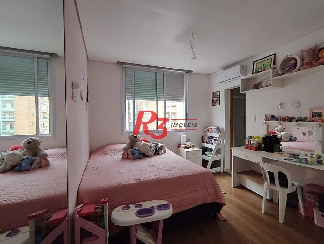 Apartamento com 3 dormitórios para alugar, 179 m² por R$ 8.500,00/mês - José Menino - Santos/SP