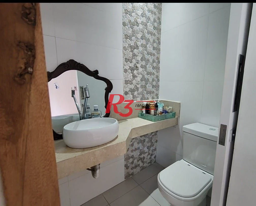 Apartamento com 3 dormitórios para alugar, 179 m² por R$ 8.500,00/mês - José Menino - Santos/SP