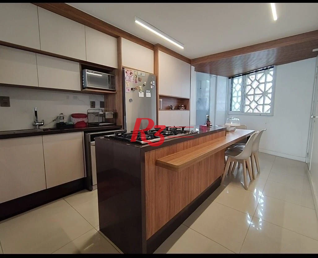 Apartamento com 3 dormitórios para alugar, 179 m² por R$ 8.500,00/mês - José Menino - Santos/SP